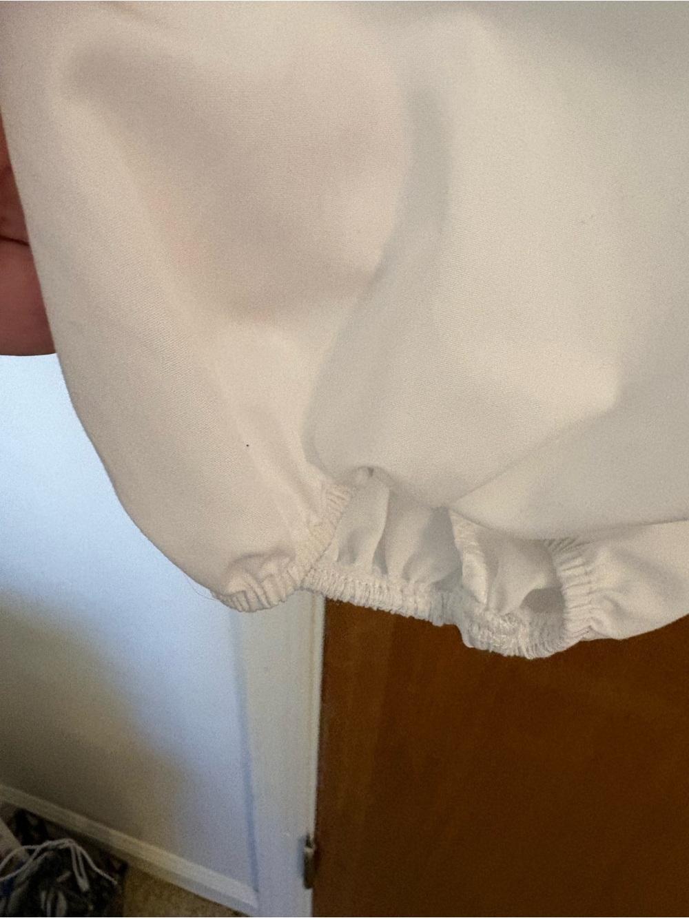 Women’s Plus Size  Classic White Blouse-Ruffled Neckline /Front Sz 3XL - Picture 4 of 10